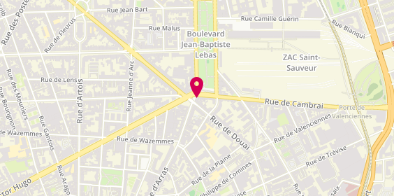 Plan de Banque Populaire du Nord, 1-3 Rue d'Arras, 59000 Lille