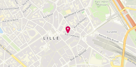 Plan de Joire Pajot Martin Banque Privee, 27 Rue Faidherbe, 59800 Lille
