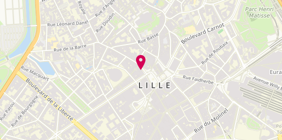 Plan de Lille Grand Place, 9 Bis Rue Esquermoise, 59800 Lille