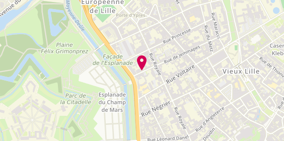 Plan de Edmond de Rothschild, 116 Rue de Jemmapes, 59800 Lille