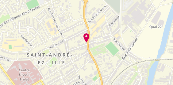 Plan de Crédit Agricole Nord de France, 117 Rue du Général Leclerc, 59350 Saint-André-lez-Lille