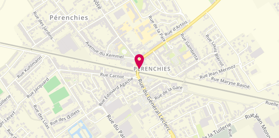Plan de Agence Perenchies, 1 place du Général de Gaulle, 59840 Pérenchies