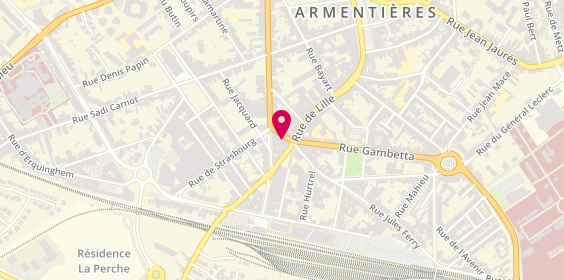 Plan de Armentieres Schumann, 2 Rue Robert Schuman, 59280 Armentières