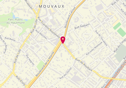 Plan de Crédit Mutuel, 88 Rue de Roubaix, 59420 Mouvaux