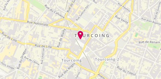 Plan de Tourcoing Grand Place, 8 Bis Grande Place, 59200 Tourcoing