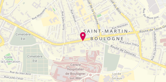 Plan de Agora Team, 162 Route de Saint-Omer, 62280 Saint-Martin-Boulogne