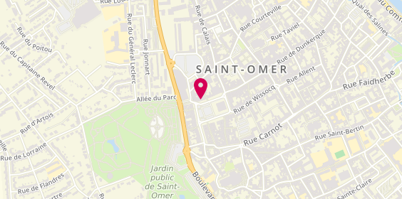 Plan de Agence de Saint Omer, 42 Bis place du Maréchal Foch, 62500 Saint-Omer