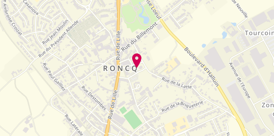 Plan de Agence Roncq, 6 Rue des Arts, 59223 Roncq