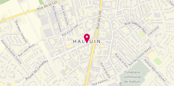Plan de Agence Halluin, 11 Rue Marthe Nollet, 59250 Halluin