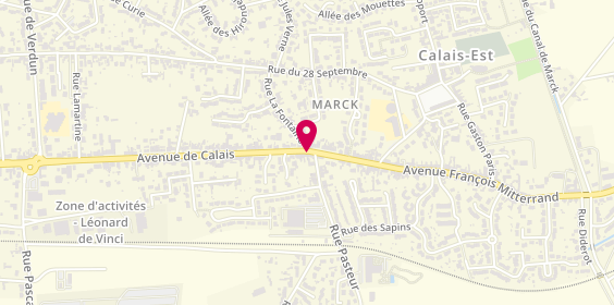 Plan de Agence de Marck, 15 avenue de Calais, 62730 Marck