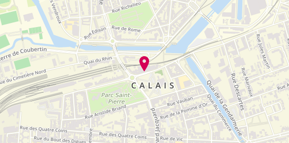 Plan de CCF Calais, 11 Rue Paul Bert, 62100 Calais