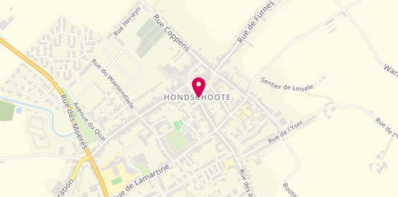 Plan de Agence Hondschoote, 2 place du Général de Gaulle, 59122 Hondschoote