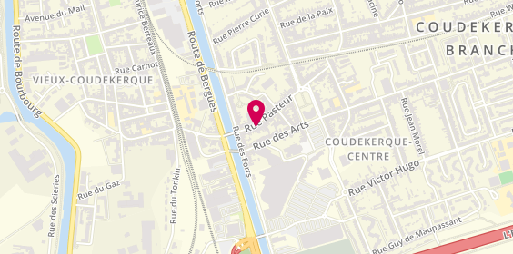 Plan de Agence Coudekerque, 18 Rue Pasteur, 59210 Coudekerque-Branche